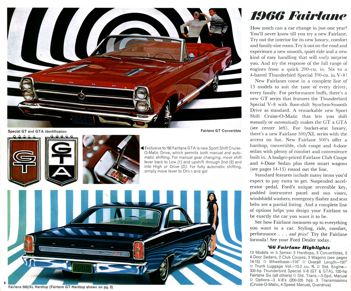 1966 Ford Full-Line Brochure Page 10